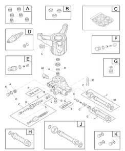 Pump (310819) Diagram and Parts List for 020513-00  Briggs and Stratton Pressure Washer